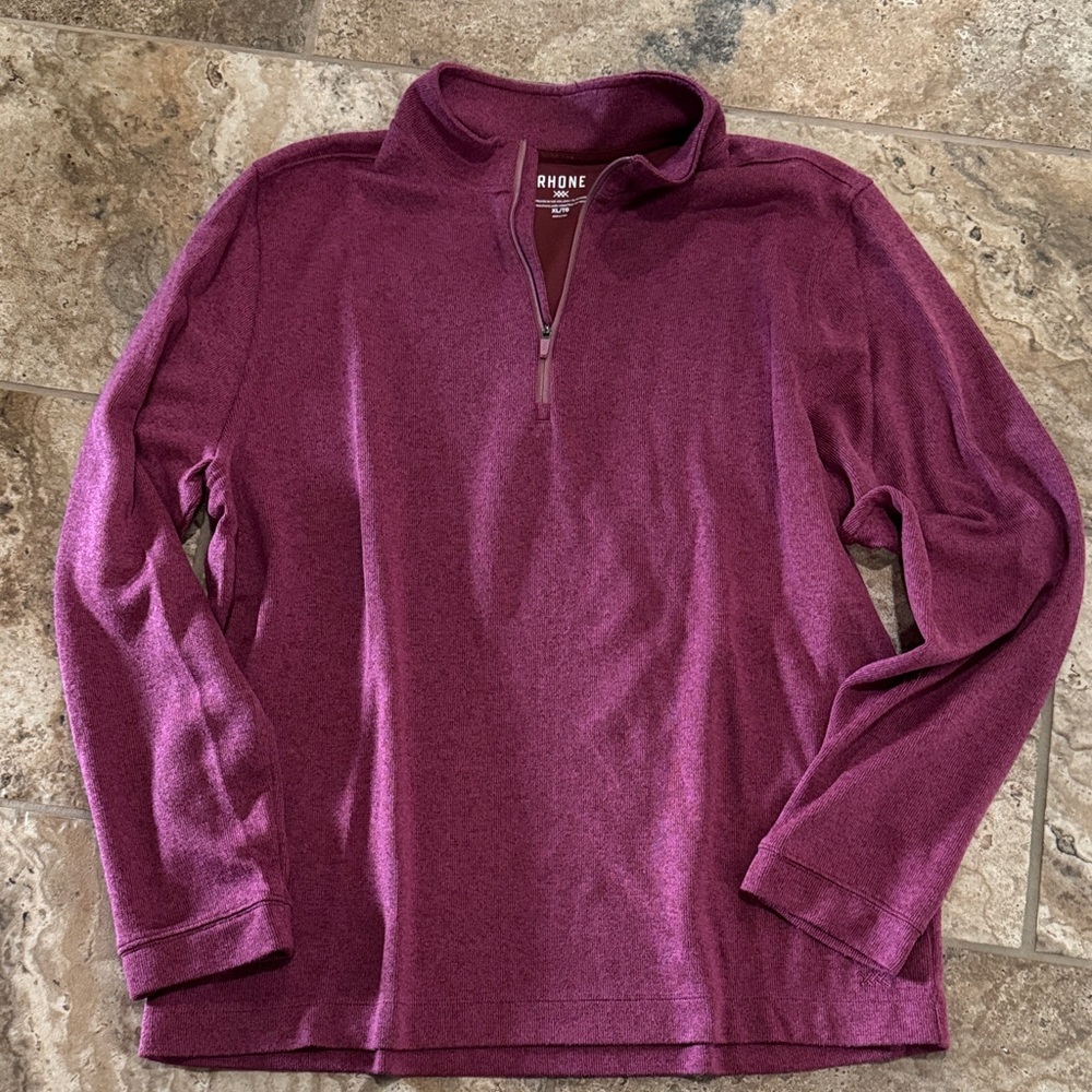 Rhone Men's Zip Up Sweater